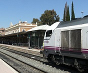 Estación de trenes en Murcia