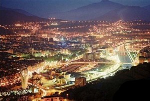 Bilbao, iluminada y preciosa