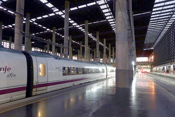 La estación de trenes AVE Málaga – María Zambrano hasta 2020